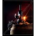 Картина с LED подсветкой: винный погреб, выполненная на холсте